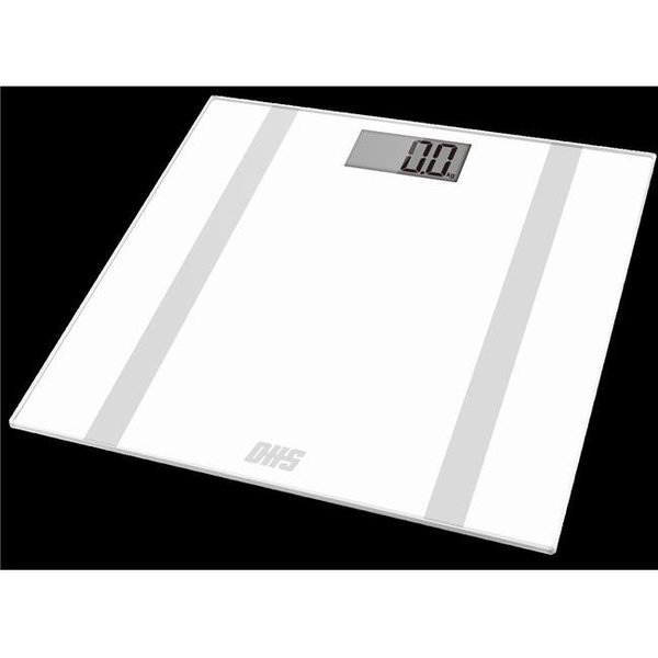 Moon Knight Optima Home Scales FM-330 Form Bathroom Body Weight Scale; White FM-330